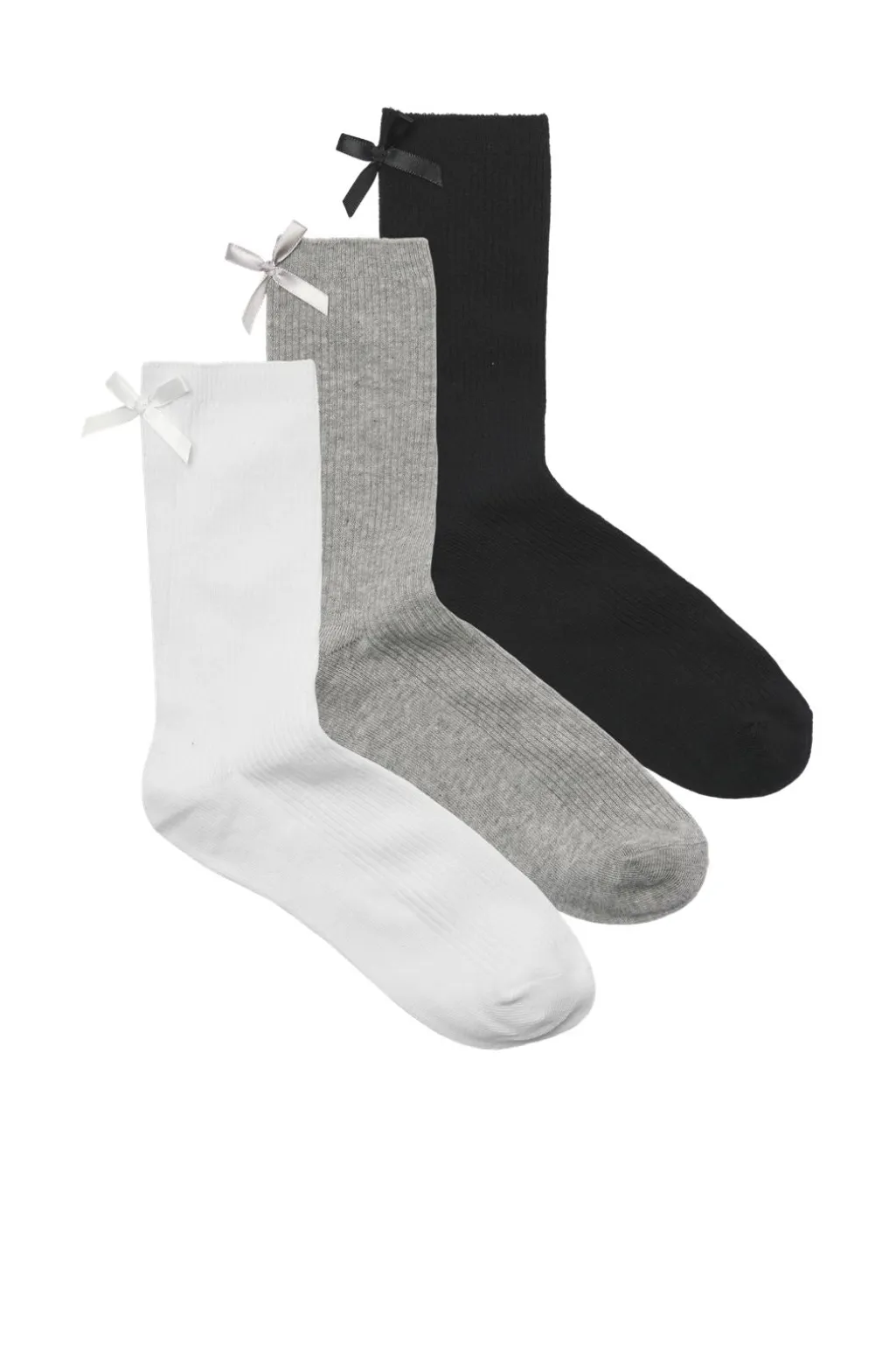 Jxmimi 3-Pack Basic Ribbon Sock Acc