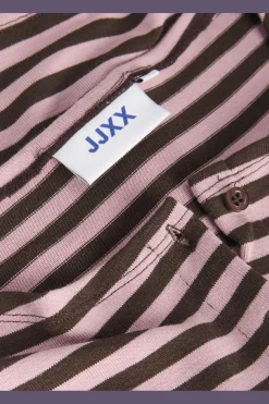 Jxpaula Stripe Ls Cardigan Ln