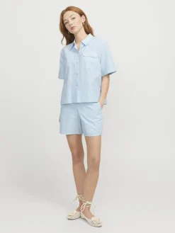 Jxsiva Oxford Ss Pocket Shirt