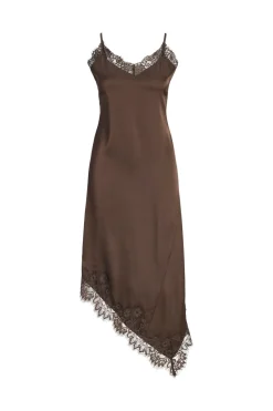 Jxvima Satin Sl Lace Mix Dress Ln