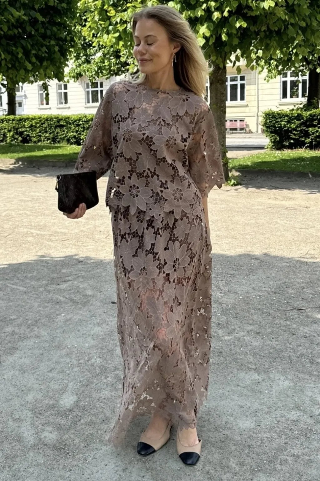 Klaraic Lace Maxi Skirt