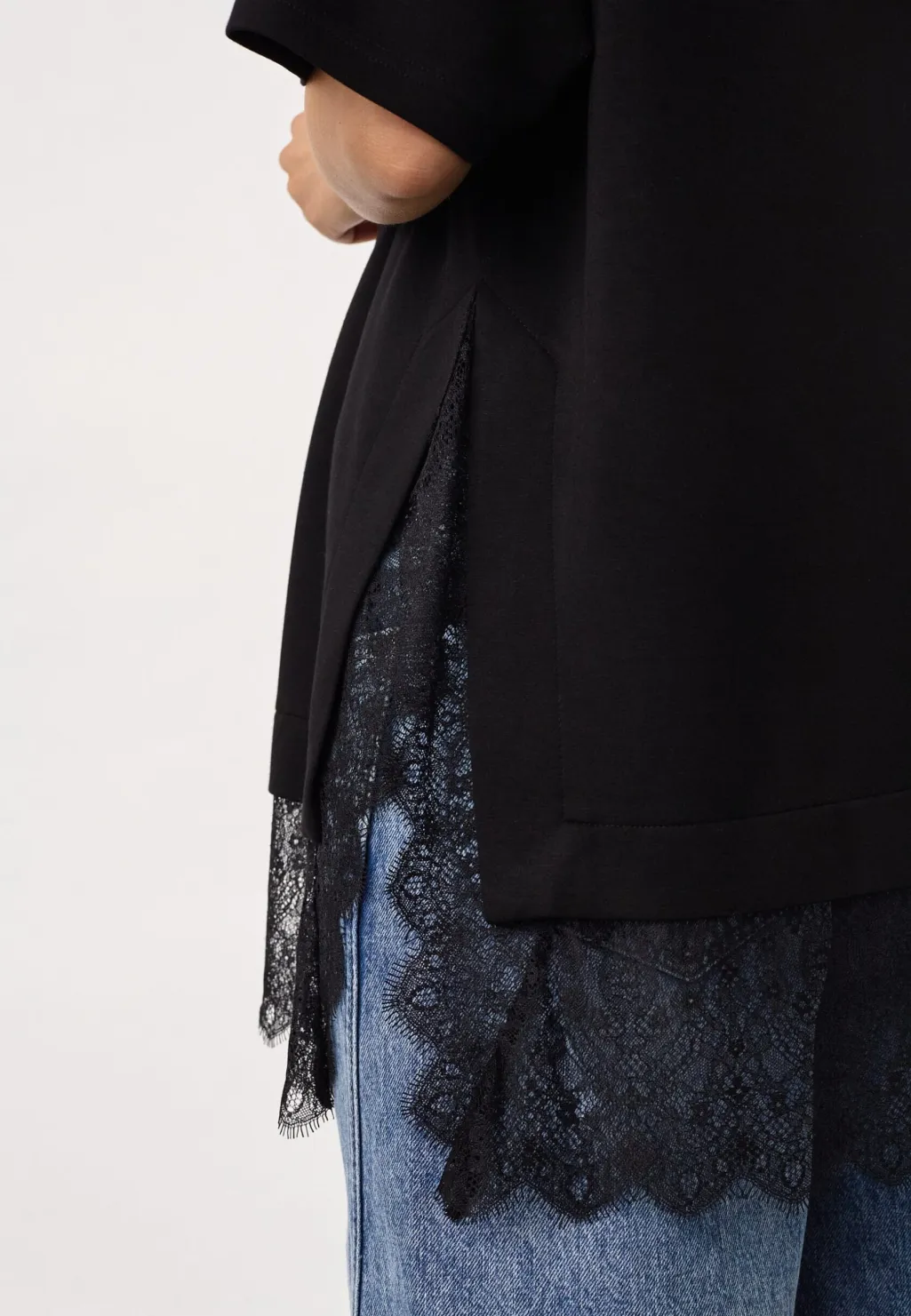 Larsoncc Mix Lace Tee 500414