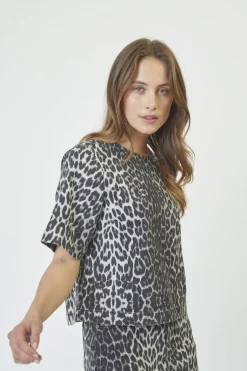 Leocc Denim Blouse 35836