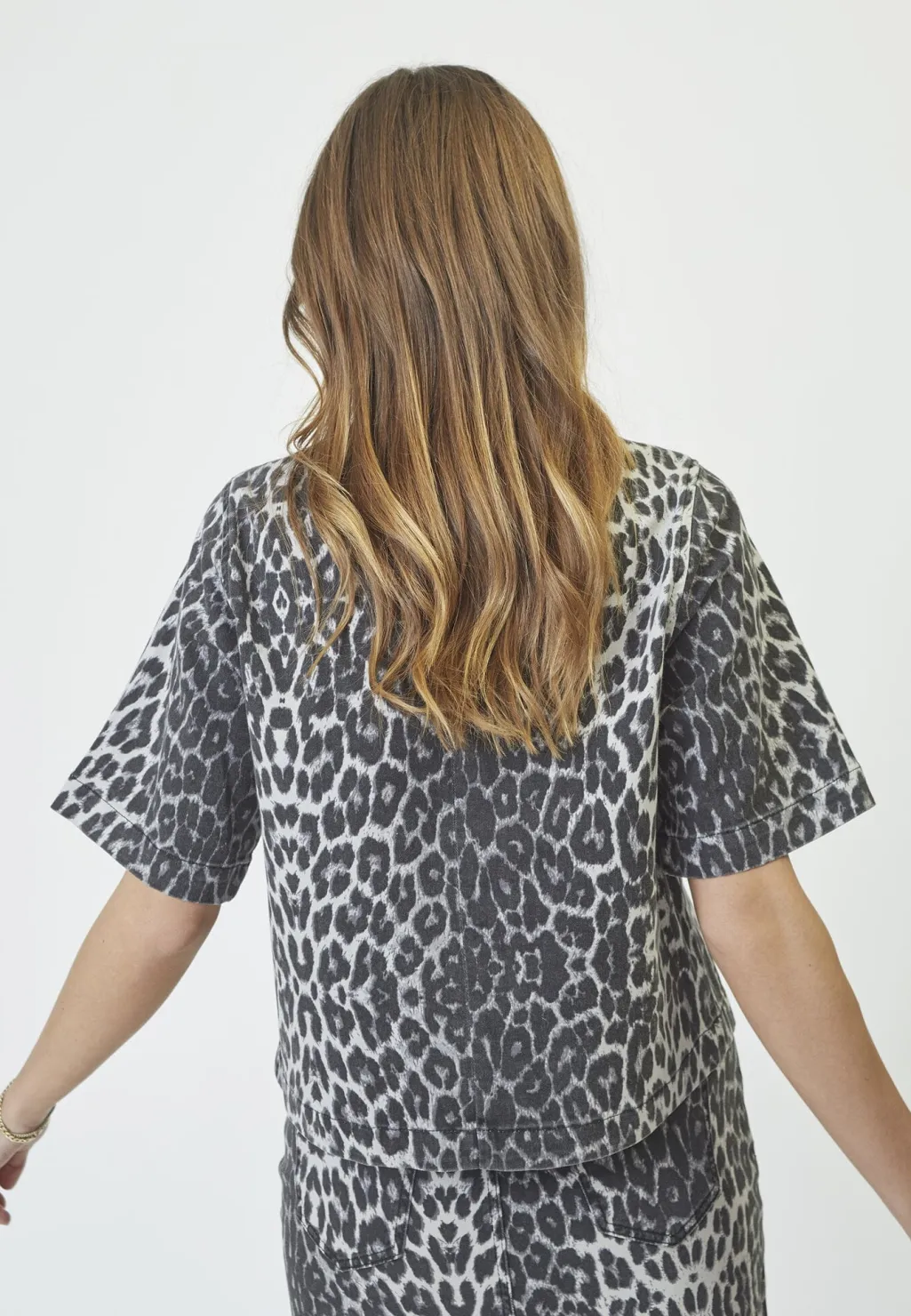 Leocc Denim Blouse 35836