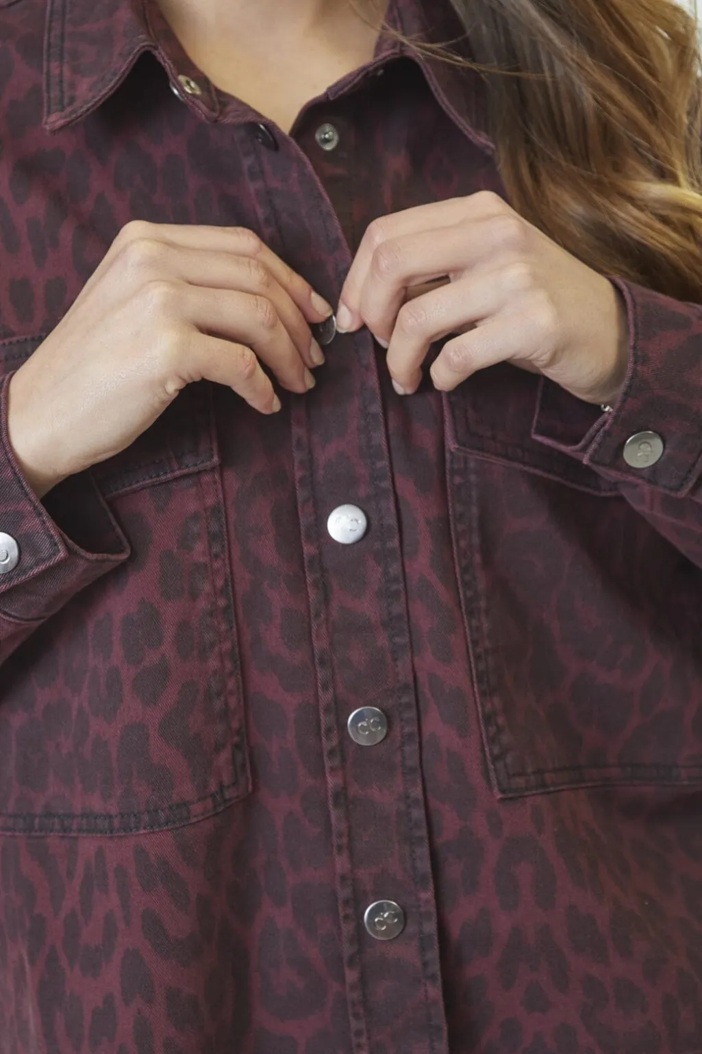 Leocc Denim Crop Shirt 35931