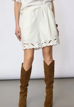 Litacc Linen Emb Shorts 41196