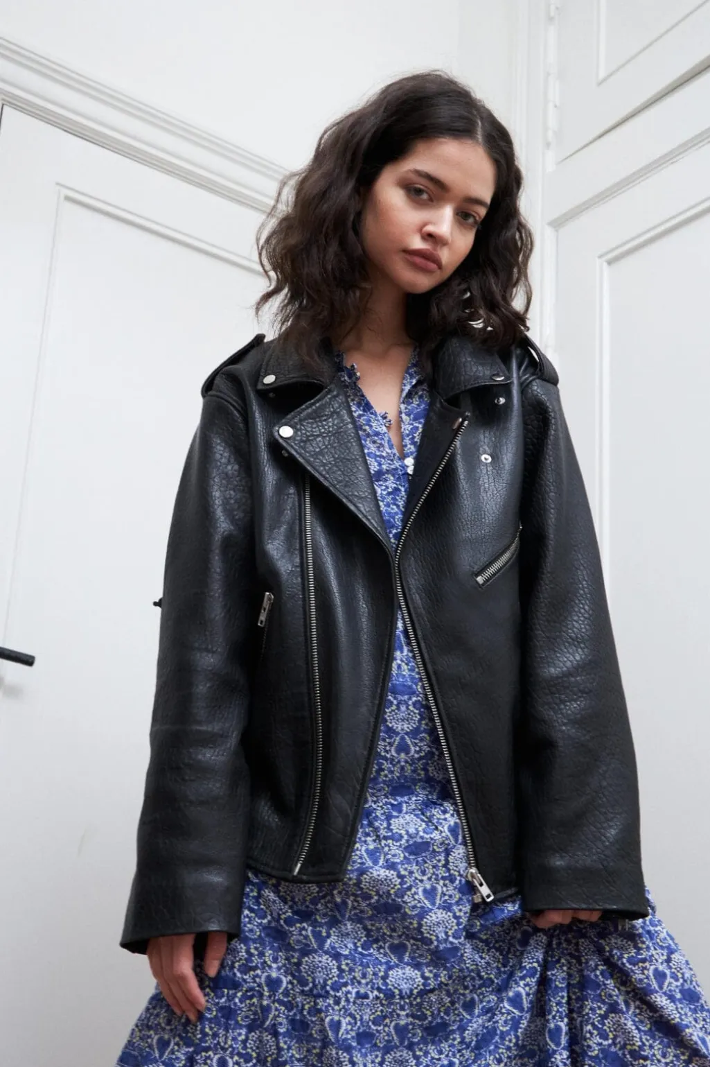 Llrayll Leather Jacket Os90042-6001