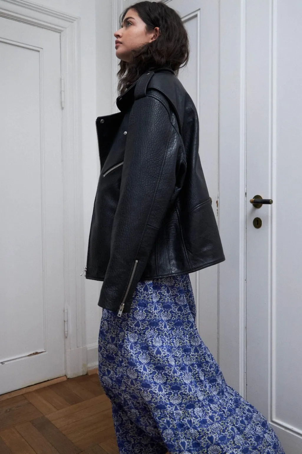 Llrayll Leather Jacket Os90042-6001