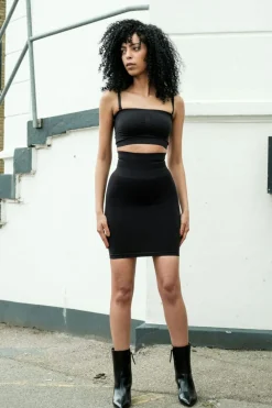Llsecond Skin High Waist Tube Skirt