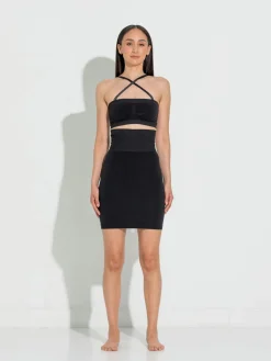 Llsecond Skin High Waist Tube Skirt