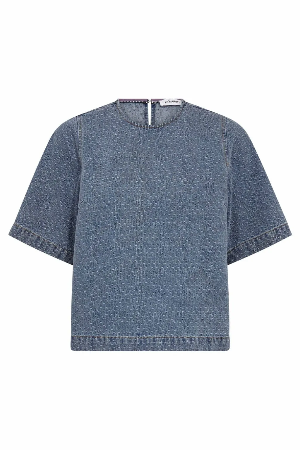 Lovacc Denim Ss Blouse 45080
