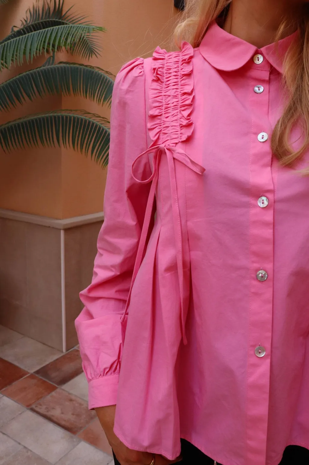 Ltfie Ls Frill Shirt 22308
