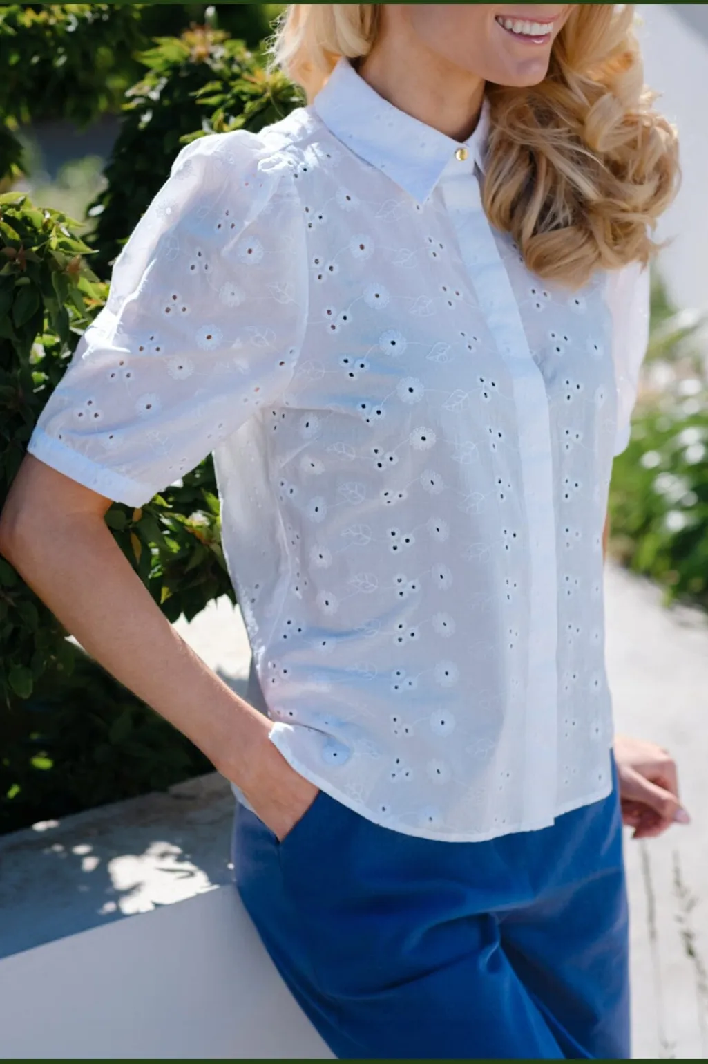 Ltflora Ss Blouse 22181