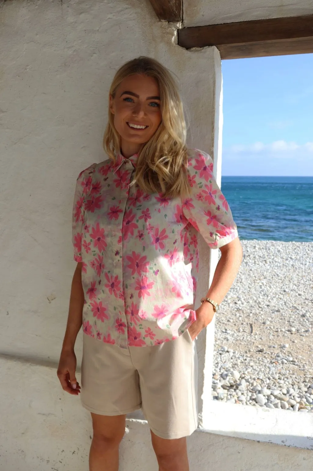 Ltflora Ss Blouse 22181