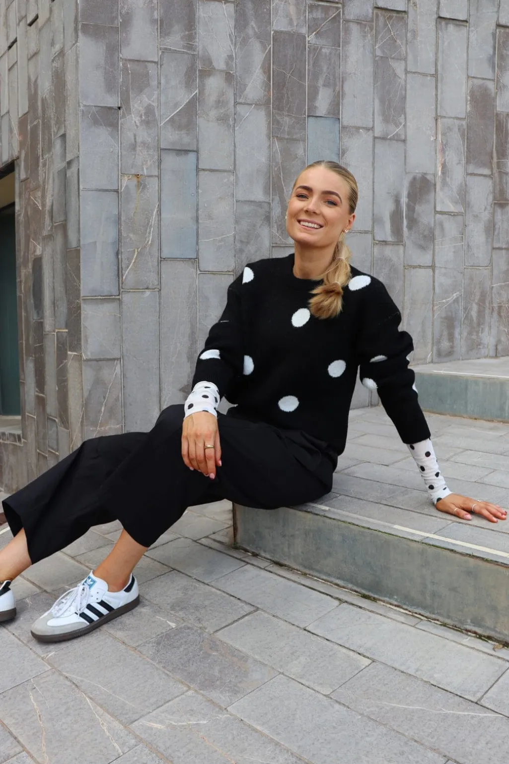 Ltfro Dot Pullover 22344