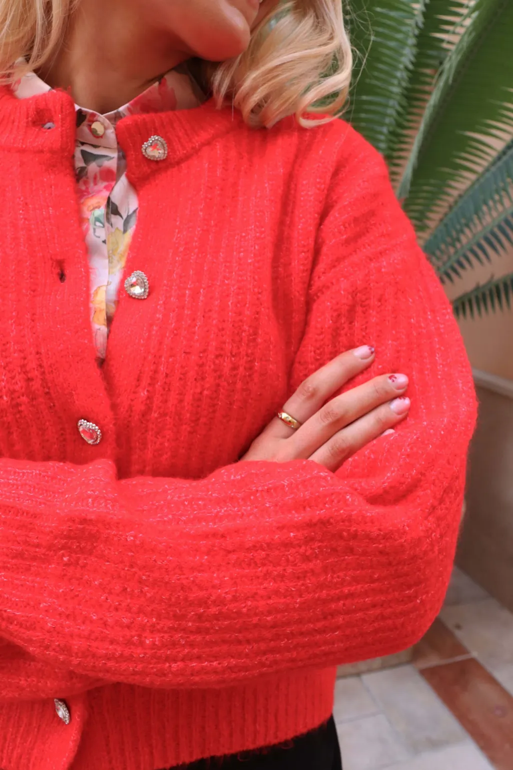 Ltfro O-Neck Cardigan 22260