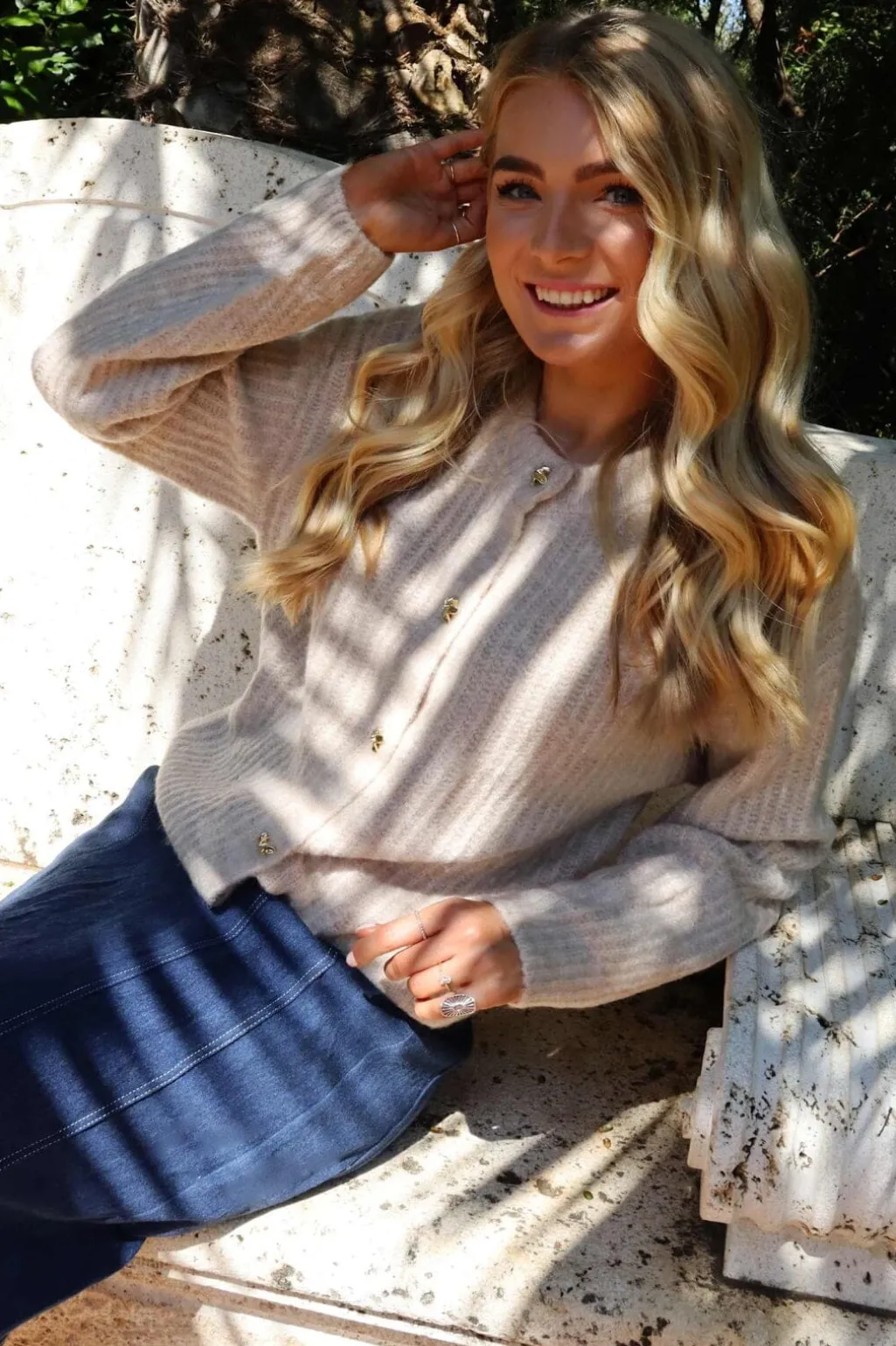 Ltfro O-Neck Cardigan 22260
