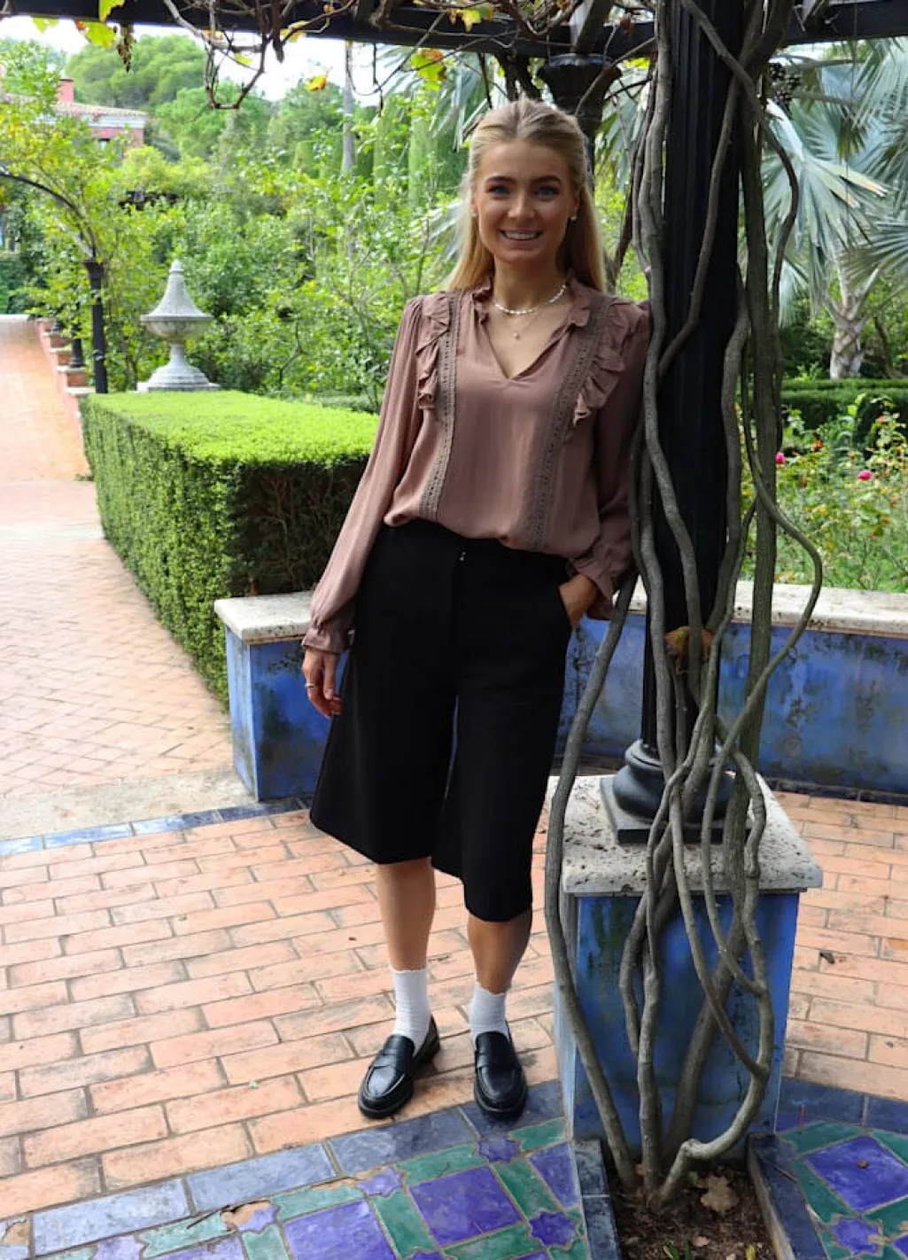 Ltlaura Ls Blouse 22360