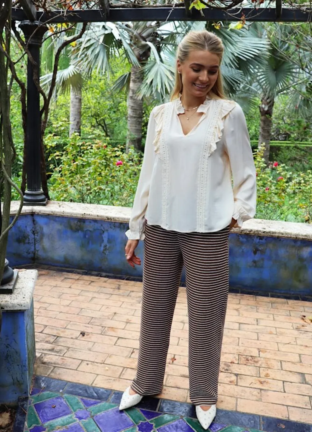 Ltlaura Ls Blouse 22360