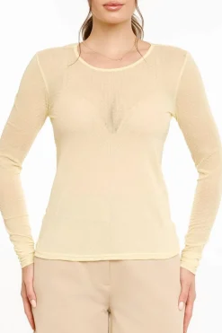 Ltmesh Ls Tshirt, Dot 22069
