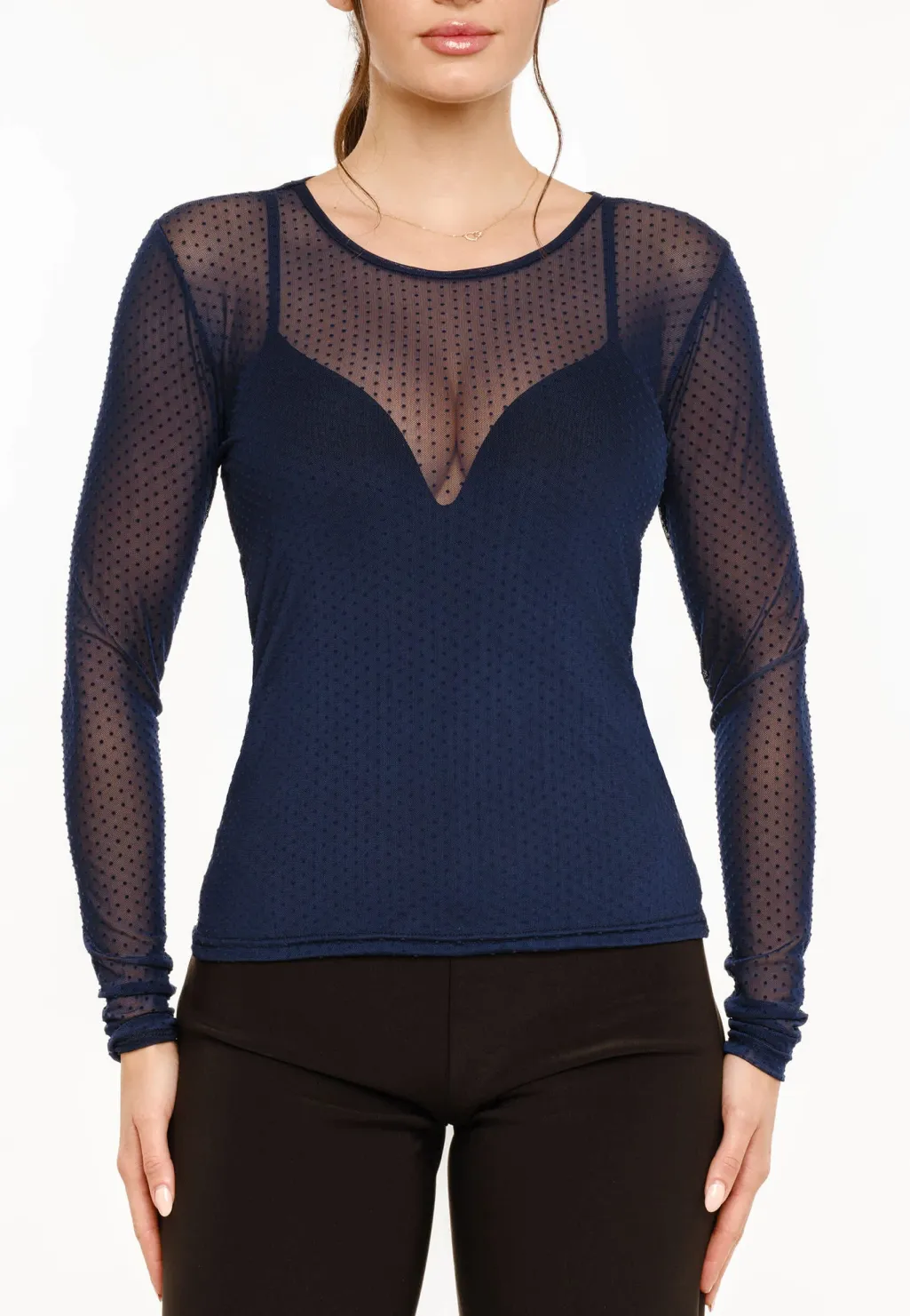 Ltmesh Ls Tshirt, Dot 22069
