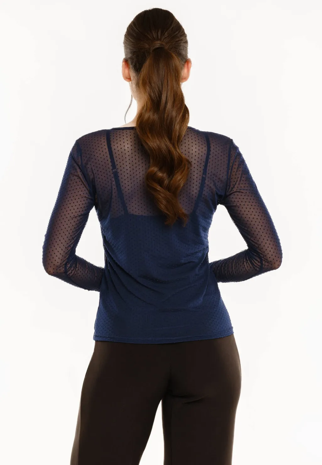 Ltmesh Ls Tshirt, Dot 22069