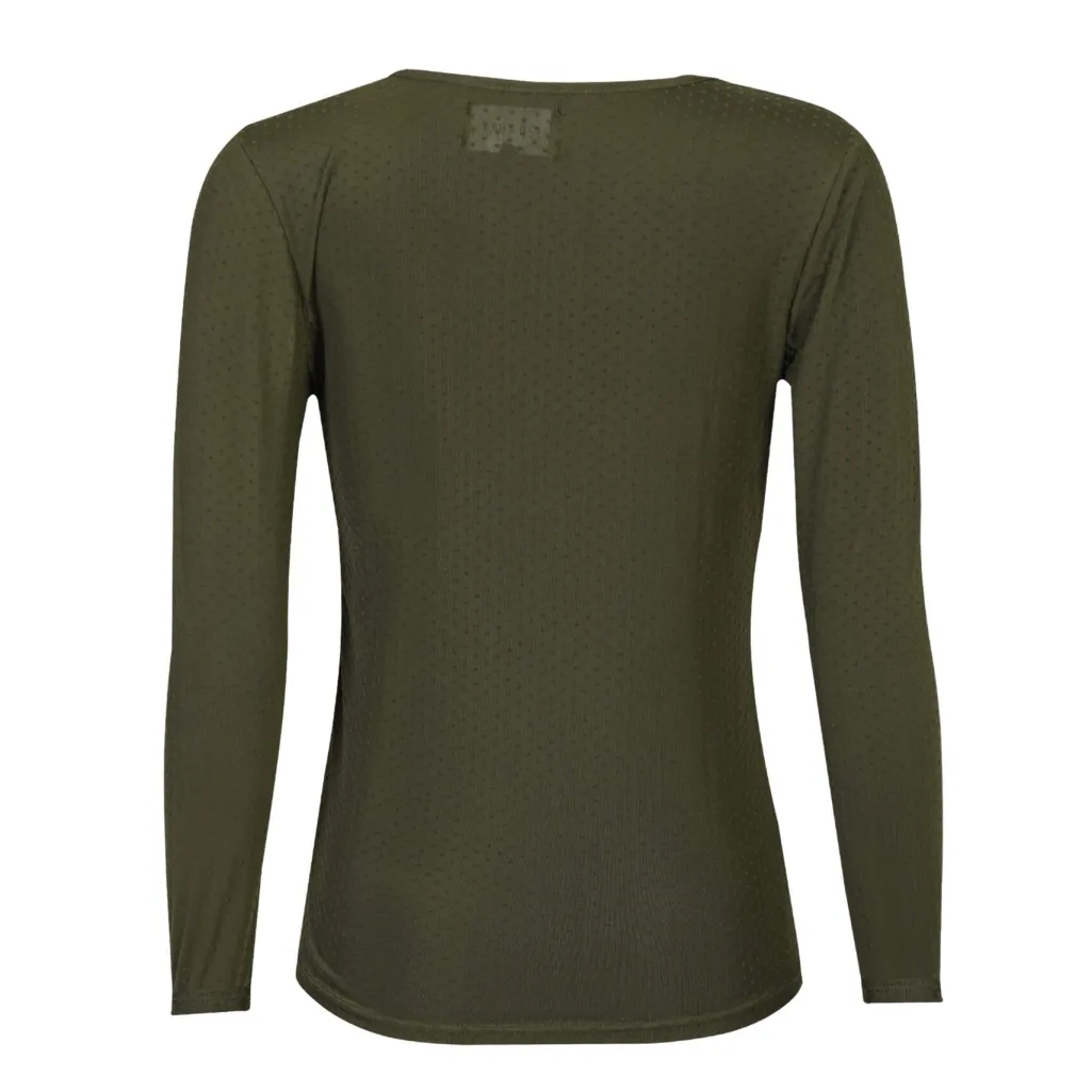 Ltmesh Ls Tshirt, Dot 22069