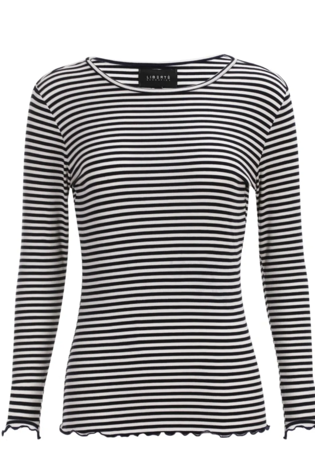 Ltnatalia Ls Round Neck Blouse