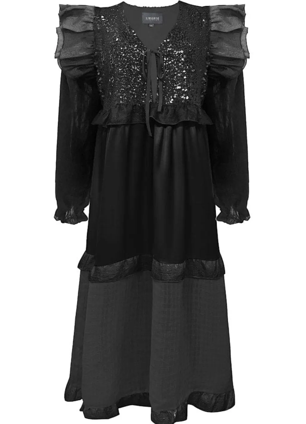 Ltnor Ls Frill Dress 22266