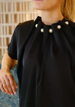 Ltpip Ss Pearl Blouse 22379