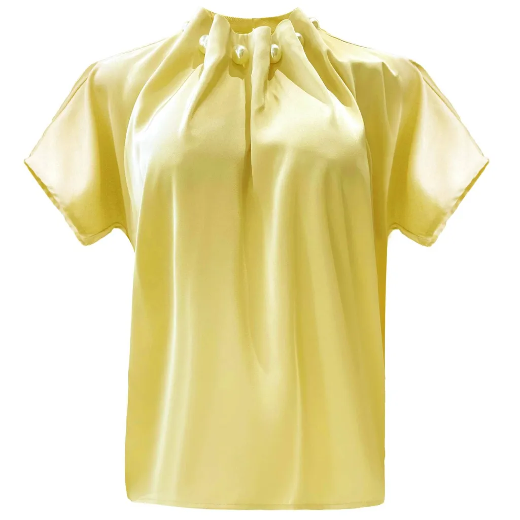 Ltpip Ss Pearl Blouse 22379