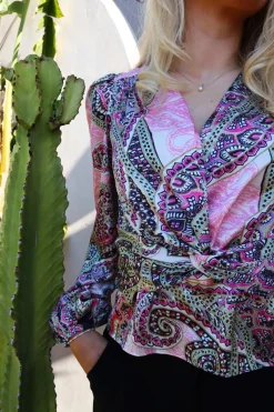 Lttiki Ls Twist Blouse 22120