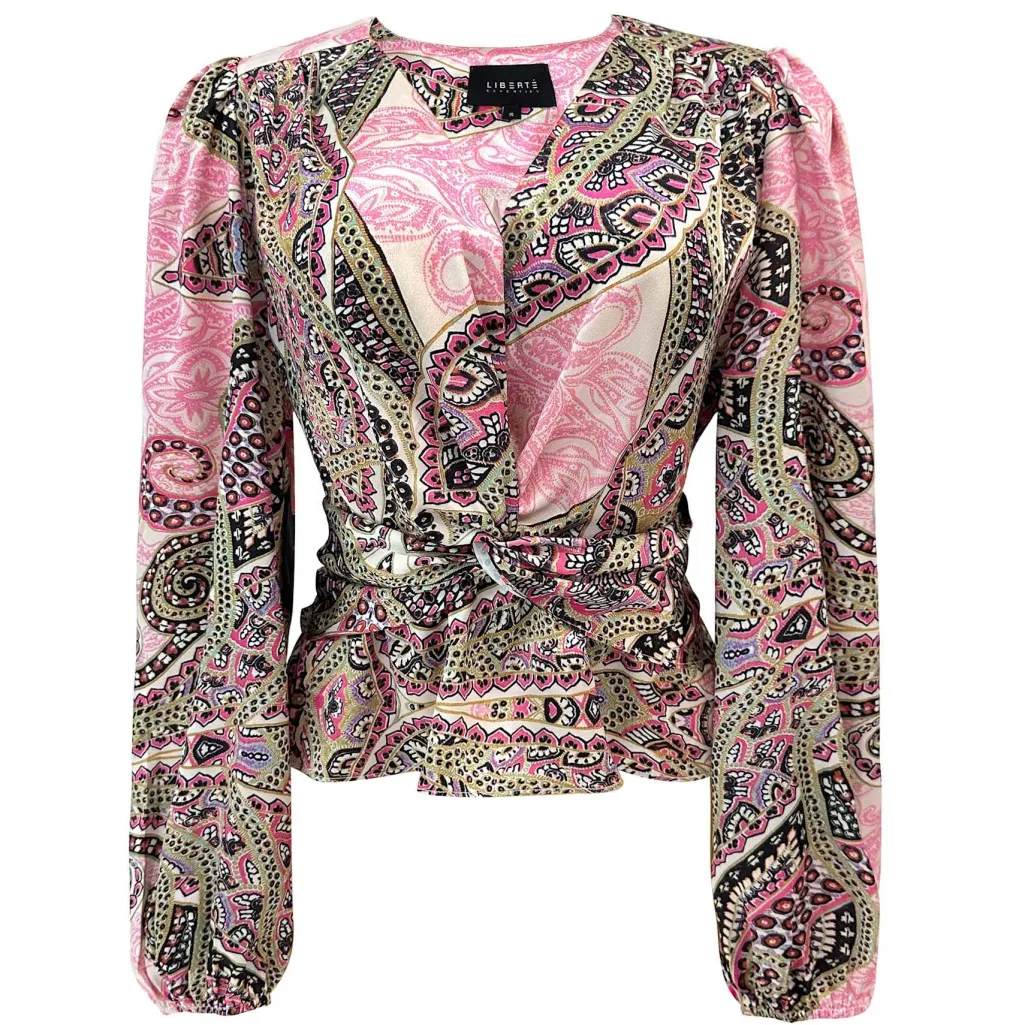 Lttiki Ls Twist Blouse 22120