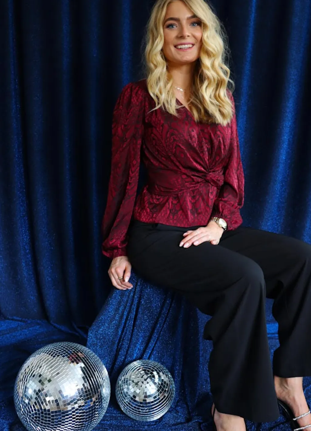 Lttiki Ls Twist Blouse 22120