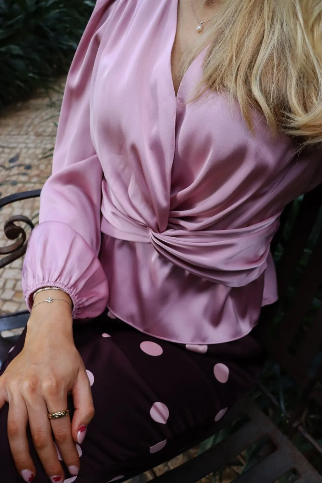 Lttiki Ls Twist Blouse 22120