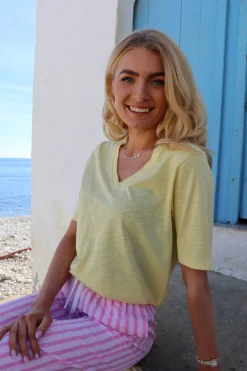 Ltulla Ss Vneck Tshirt 21675