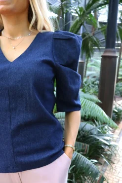 Ltwinnie Asta Vneck Blouse 22346