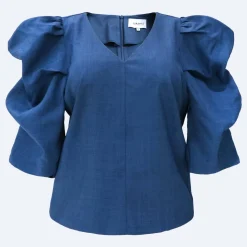 Ltwinnie Vneck Blouse 22358