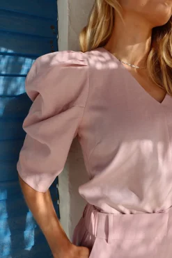 Ltwinnie Vneck Blouse 22358