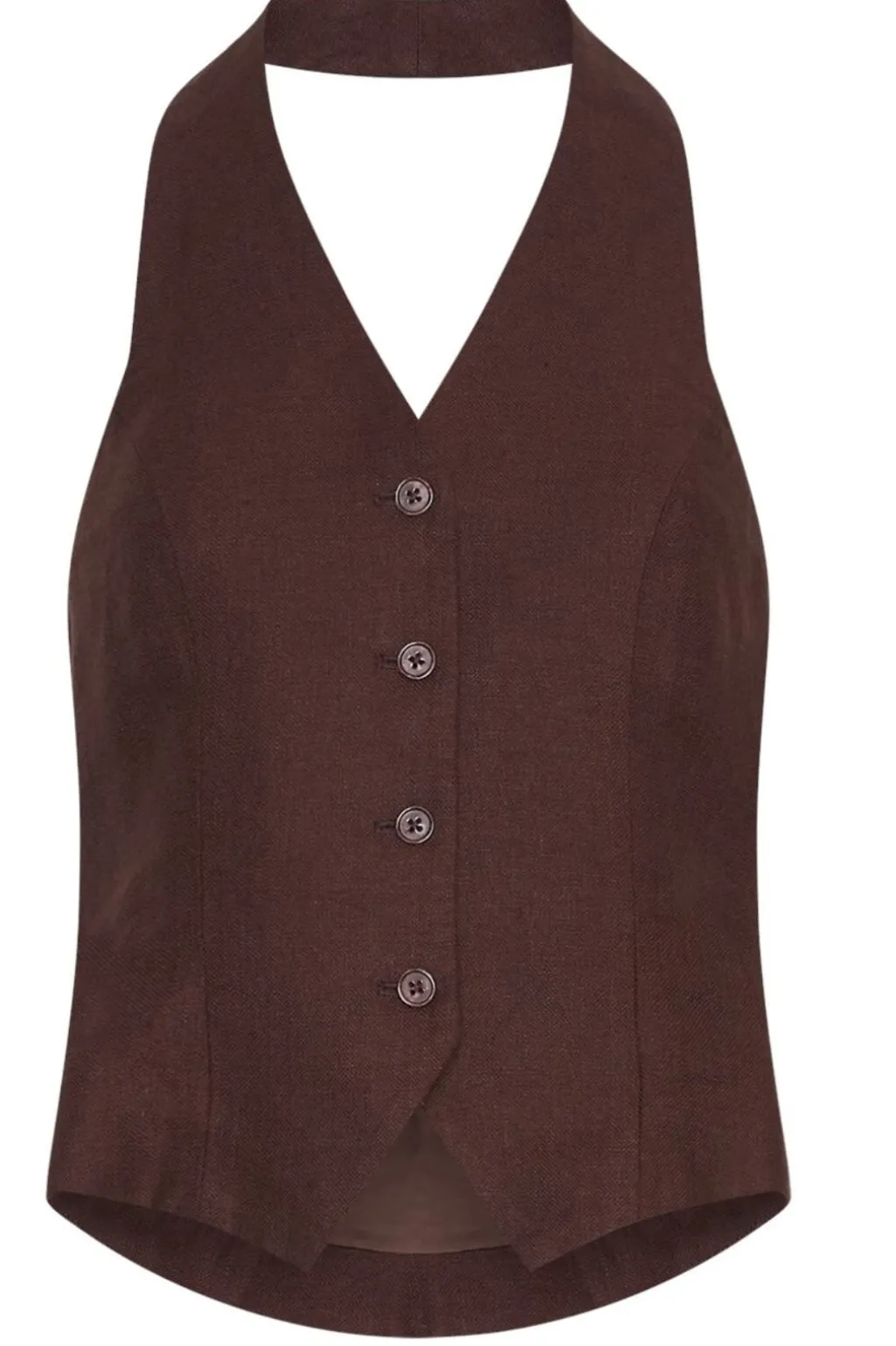 Mschnaira Claritta Halterneck Waistcoat 19056