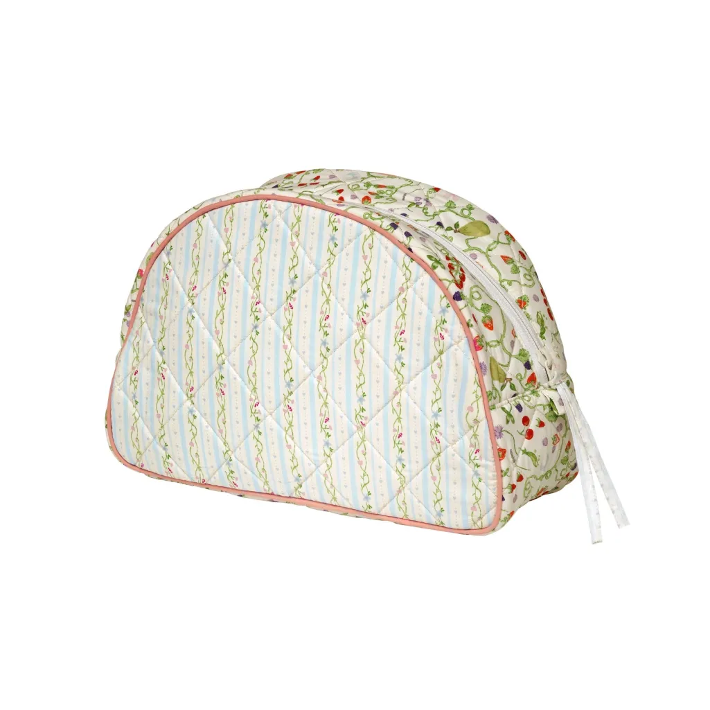 Msmakeup Bag Big Summer Stripes Blue
