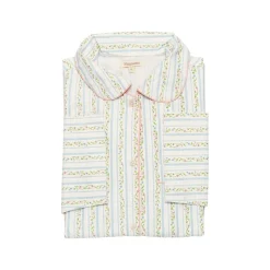 Msmoe Shirt Summer Stripe Blue