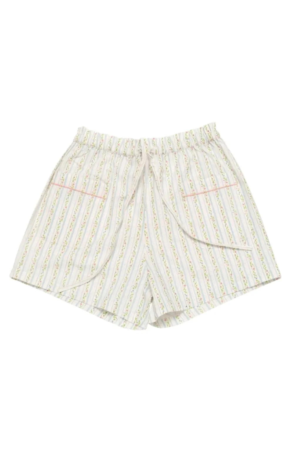 Mssanha Shorts Summer Stripe Blue