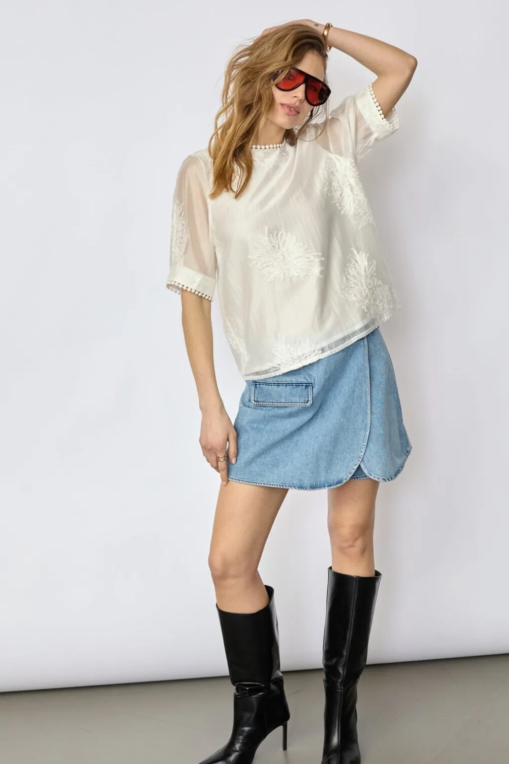 Neacc Ss O-Blouse 45124