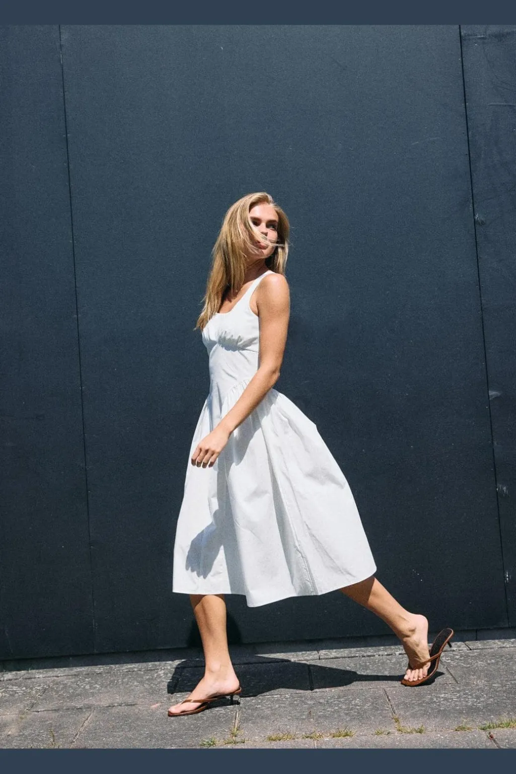 Nmasta Strap Midi Dress Fwd