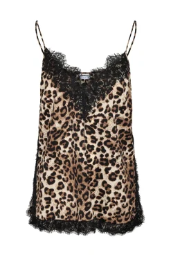 Nmbeya S/L V-Neck Lace Leo Top