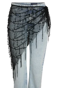 Nmdazzle Sequin Wrap Skirt