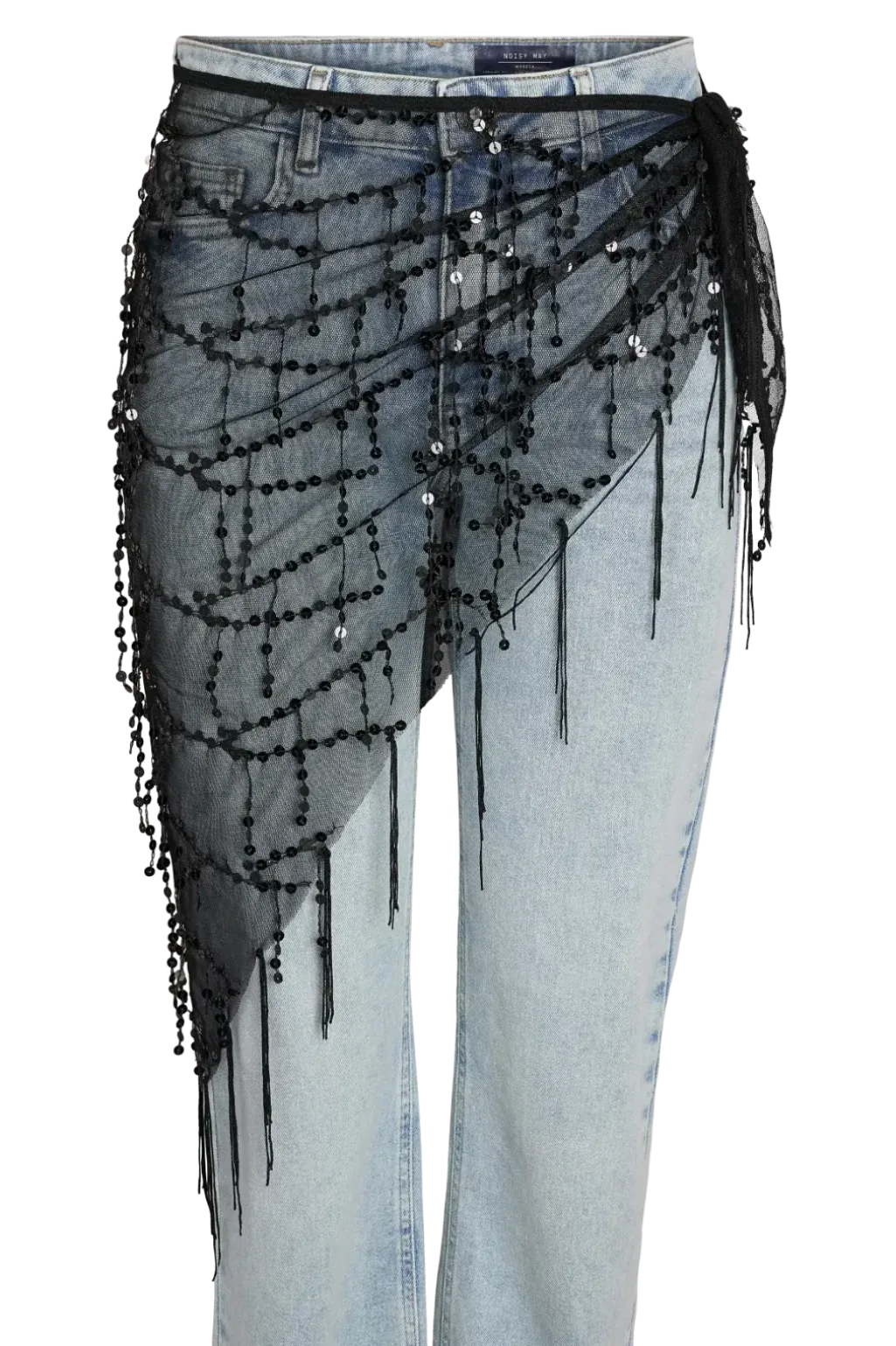 Nmdazzle Sequin Wrap Skirt