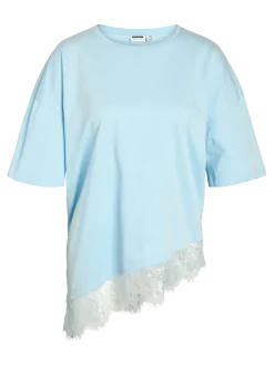 Nmeasy Lace Detail S/S T-Shirt /Tnt