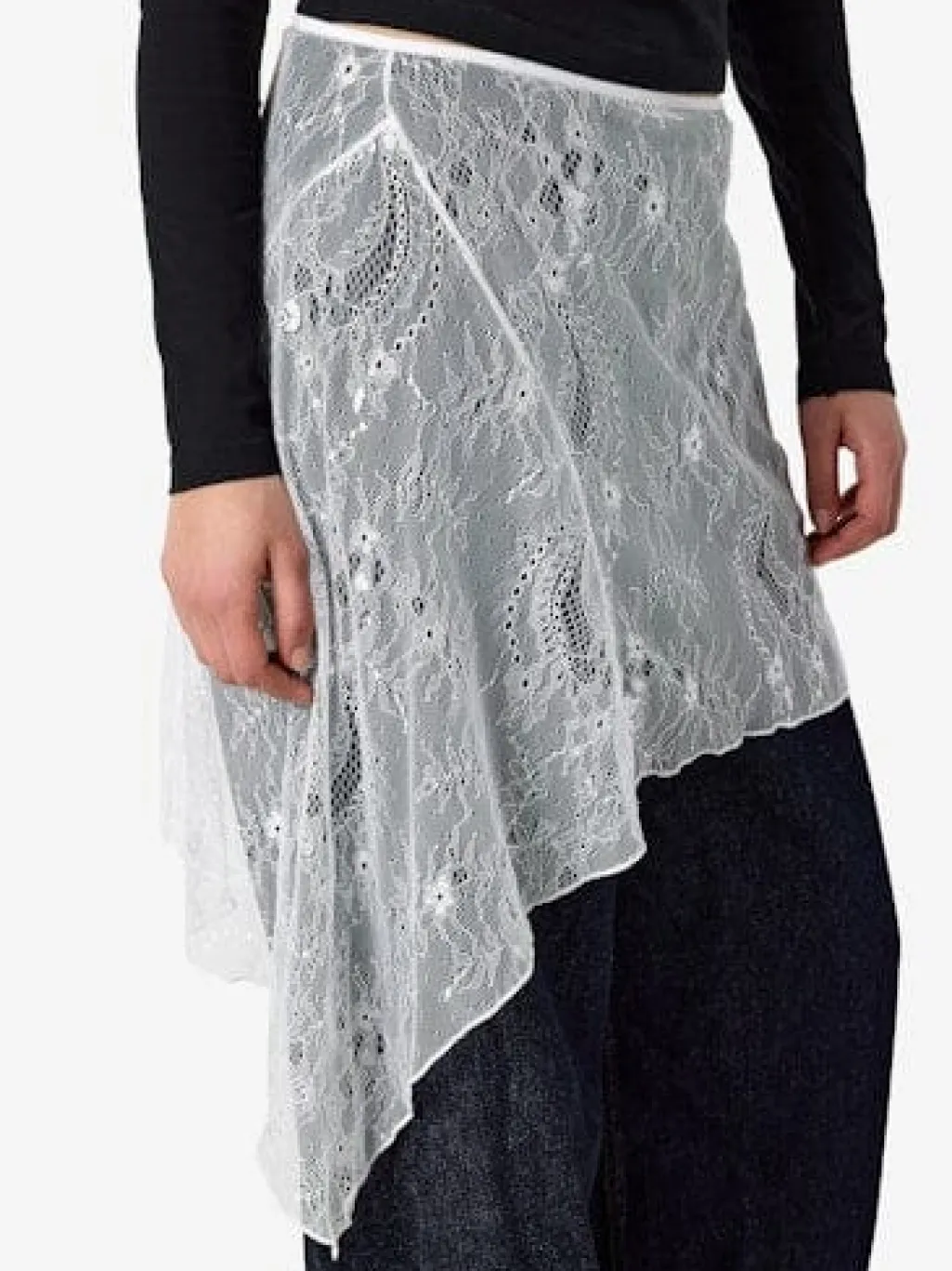 Nmida Elasticated Lace Skirt /1